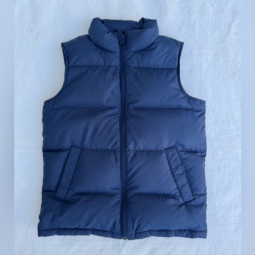 EUC Lands' End Kids Dark Blue Vest 8